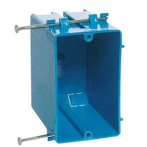 4x4 blue plastic electrical box|single gang plastic electrical box.